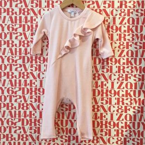 Joah Love Velour Playsuit, NEW WITH TAGS, Size 3 months!